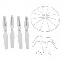 Комплект (винты-защита-шасси) Syma X5UC X5UW белый - X5U-SET-W