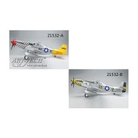 Радиоуправляемый самолет Art-Tech P-51D Mustang Red Retractable Landing Gears Edition 2.4G - 21532