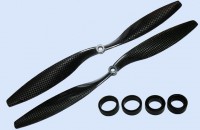 Комплект карбоновых пропеллеров Maytech 12x4,5 - MTEP1245SF Carbon Fiber