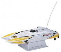 Радиоуправляемый катамаран Aquacraft Mini Wildcat Yellow Edition 27Mhz - AQUB19A3