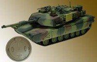 Радиоуправляемый танк Hobby Master M1A1 Abrams Operation IRAQI Freedom Forest Color масштаб 1:56 27Mhz - HT0105