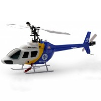 Радиоуправляемый вертолет Nine Eagles Bell 206 328A Blue 2.4G - NE30232824206014A(328A)