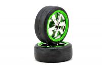 Диск колеса и покрышка колеса в сборе, 2 штуки - TRA7375