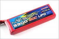 Аккумулятор nVision LiPo 11.1V 3S 30C 3300 mAh - NVO1812