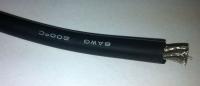 Провод многожильный 8AWG, Black (1м) 8.37мм2 - AM-8AWG-B
