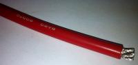Провод многожильный 8AWG, RED (1м) 8.37мм2 - AM-8AWG-R