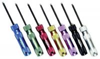 Набор НЕХ отверток (0.05, 1|16, 1.5mm, 5|64(2mm), 3|32, 2.5mm, 3mm) 7шт - AS1541