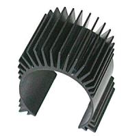 TC4 Motor Heatsink, black aluminum - AS31048