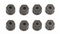Гайки нейлоновые 4-40|5-40 Self-threading Locknut, black (8шт) - AS6222