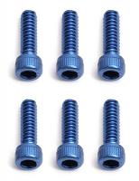Винт FT 4-40 X 3|8 blue aluminum (6шт) - AS6860*