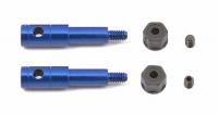 Полуоси FT Blue T4 Aluminum Inline (2шт) с гайками - AS7459