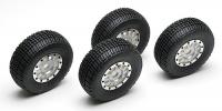 Колеса в сборе SC8 - 12 Spoke (silver) 4шт - AS89418