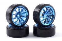 Колеса дрифт 1|10 - (10-спиц) 4шт - Blue - FAST0090B