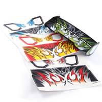Наклейки на антикрыло - Medium Downforce Wing Decal - Blue|Black - FAST0193