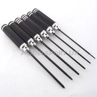 Набор отверток (HEX 1.5; 2; 2.5; 3mm + плоская + крест) 6 шт - FAST615