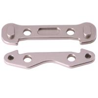 Распорки крепления осей передних рычагов АЛЮМ. (Titantium color) RC8 (2шт) - GH-2475