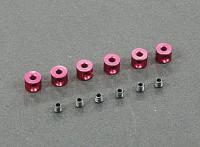 Упоры для тяг - Aluminium Stopers, Purple - GSC-S01210PR