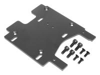 Пластина крепления моторамы 3.0mm (7075 | GRAY) + крепеж - HPI-100906