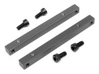 Распорки моторамы 7x7x80mm (GRAY) 2шт - HPI-100907
