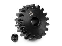 Шестерня ведущая 18T 1.0M (вал 5mm) сталь - HPI-100917