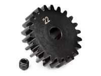 Шестерня ведущая 22T (шаг 1M | на вал 5mm ) стальная - HPI-100921