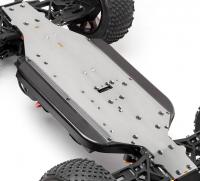 Пластина шасси 6061 Trophy Truggy Flux (Gunmetal) - HPI-101797