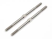 Тяги титановые - TITANIUM TURNBUCKLE M3x60mm (2шт) - HPI-104806