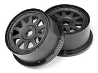 Диски трак 1|5 - TR-10  BLACK (120x65mm|-10mm OFFSET) 2шт - HPI-104971