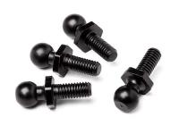Шаровые наконечники 4.7x14mm (BLACK| 4шт) - HPI-106634