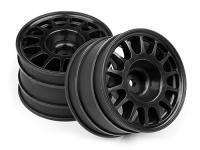 Диски ралли 1|8 - WR8 BLACK (48X33MM) 2шт - HPI-107970