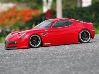 Кузов 1:10 - ALFA ROMEO 8C COMPETIZIONE (200mm) неокрашенный - HPI-17544