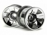 Диски колесные трак 1|10 - S.S. OFF-ROAD NARROW FRONT WHITE 2шт - HPI-2200