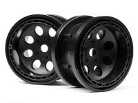 Диски колесные трак 1|10 - ROCK 8 BEAD LOCK BLACK (55x36mm|2шт) - HPI-3212