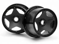 Диски багги 1|5 - задние SUPER STAR BLACK (120X75MM) 2шт - HPI-3226
