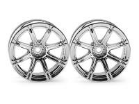 Диски туринг 1|10 - WORK EMOTION XC8 (26мм| CHROME| 9мм OFFSET) (2шт) - HPI-3302