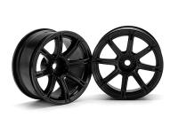 Диски туринг 1|10 - WORK EMOTION XC8  26мм BLACK (6мм OFFSET) 2шт - HPI-3307