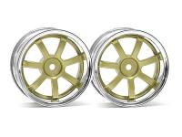 Диски туринг 1|10 - RAYS GRAM LIGHTS 57S-PRO (CHROME|GOLD| вынос 3мм) 2шт - HPI-3319