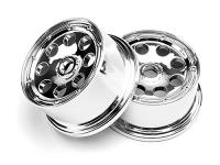 Диски 1|5 - OUTLAW WHEEL CHROME (120x65мм|-10мм OFFSET|2шт) - HPI-3338