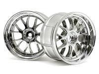 Диски туринг 1|10 - LP32 LM-R CHROME (6mm offset) 2шт - HPI-33460