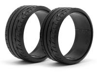 Шины дрифт 1|10 - LP29 T-DRIFT BRIDGESTONE POTENZA RE-11 (2шт) - HPI-33468