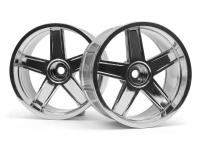 Диски туринг 1|10 - LP35 MF TYPE Хром (9мм OFFSET|2шт) - HPI-33478