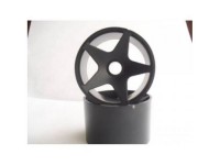 Диски колесные трак 1|10 - S.S. FRONT BLACK (2шт) - HPI-3502