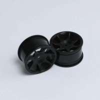 Диски 1|10 - 7 SPOKE WIDE TOURING CAR BLACK 31MM (2шт) - HPI-3569