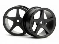 Диски туринг 1|10 - SUPER STAR  26mm BLACK (1MM OFFSET) 2шт - HPI-3696
