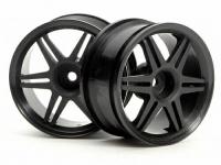 Диски 1|10 - 12 SPOKE CORSA BLACK 26MM (3MM OFFSET) 2шт - HPI-3801