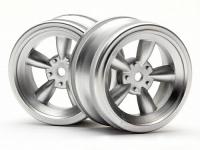 Диски туринг 1|10 - VINTAGE 5спиц (26MM MATTE CHROME| вынос 0MM) 2шт - HPI-3815