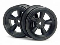 Диски 1|10 - VINTAGE 5 SPOKE 26MM BLACK (0MM OFFSET) 2шт - HPI-3816