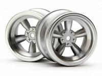Диски туринг 1|10 - VINTAGE (31MM| MATTE CHROME| 6MM OFFSET) 2шт - HPI-3820