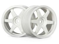 Диски туринг 1|10 - TE37 26MM WHITE (вынос 3MM) 2шт - HPI-3840