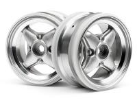 Диски 1|10 мини - MX60 4 SPOKE MATTE CHROME (вынос 0mm| 2шт) - HPI-3903